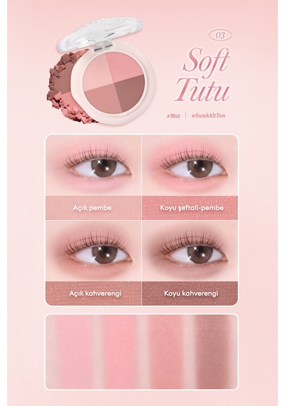 Dasıque Multi Quad Shadow 03 Soft Tutu