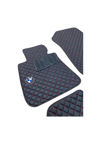 Oto Halı Paspas Bmw 3 Serisi F30 2011-2019 Uyumlu M Performance M Teknik Sport Kaymaz & Şık Tasarım - Tasarım 5