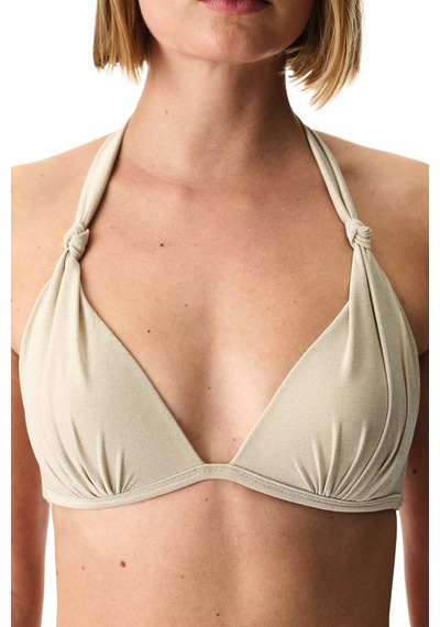 Penti Bej Devon Ruched Bikini Üstü