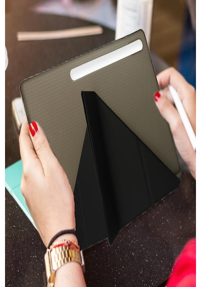 Galaxy Tab S9 Ultra 14.6 İnç Uyumlu Fuchsia Kalemlikli Mars Tablet Kılıfı Kapaklı Kılıf