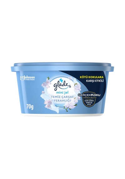 Glade Mini Jel Temiz Çarşaf Ferahlığı 70 G - 8 Adet Tarı