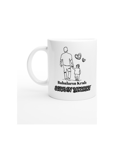 Babalara Özel İsim Baskılı Kupa Bardak