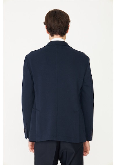 Lacivert Klasik Kesim Blazer Ceket Laci