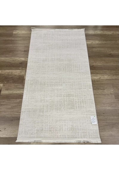 Hoom Rugs Dekor 1056 Bej Kaymaz Taban Antibakteriyel Modern Akrilik Halı Bej