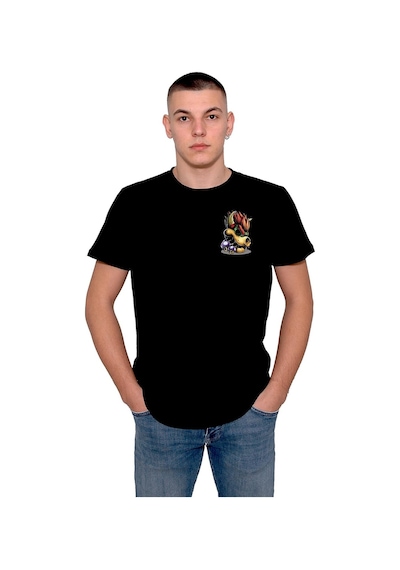 Super Mario Bölüm Sonu Canavarı Mantar Mushroom Tişört Unisex T-shirt 001
