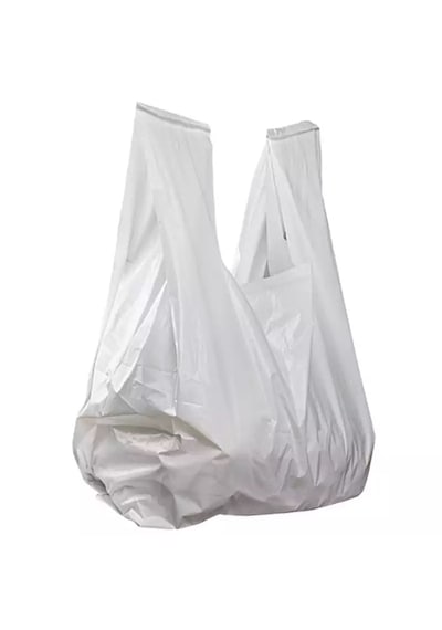 Küçük Boy Beyaz Poşet Şarküteri Market Poşeti 1 KG 26 x 44 CM 80'li