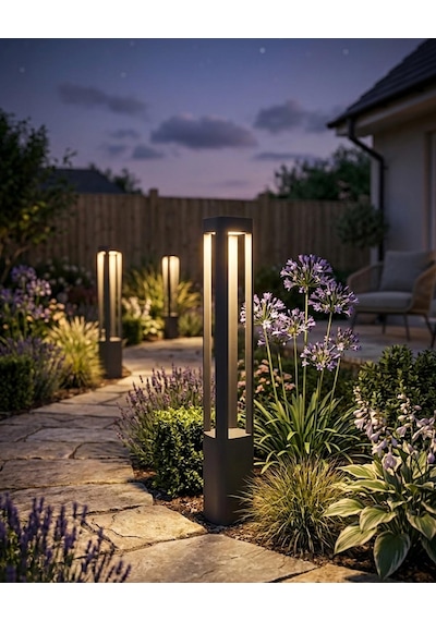 Ack Ag43-02302 7w 80 Cm 3000k Günışığı Dallas Alüminyum Led Bahçe Armatürü Diğer
