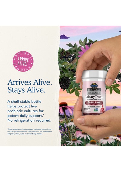 Dr. Formulated Probiotics Urinary Tract+ - 50 Billion Cfu - Supports Digestive, Immune & Urinary Tract+ 60 Veg Capsules