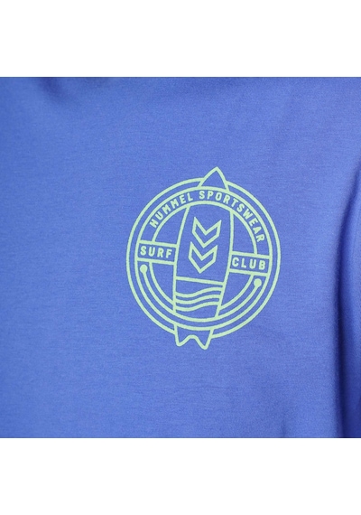 Hummel Calvert Kısa Kollu Tişört 912202-7837 Mavi