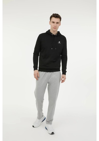 Lumberjack Kapüşonlu Siyah Erkek Sweatshirt 2wsn733pr 001