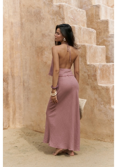 Mai Collection Mai Studios Co. Malmvira Açık Bordo Keten Crop Etek Takım Acık Bordo Mai Collection Mai Studios Co. Malmvira Açık Bordo Keten Crop Etek Takım Acık Bordo