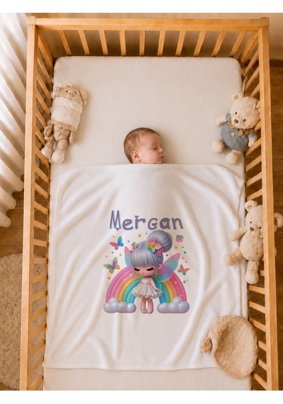Pia Baby Kişiye Özel Kız Bebek Tulum Set 4 Parça %100 Pamuk İsimli Organik Baskılı Battaniyeli 1084bt0x Ekru