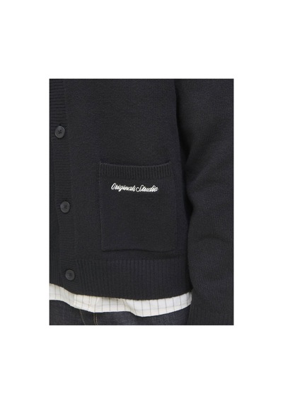 Jack & Jones Jornorrebro Knıt Cardıgan Ln Siyah