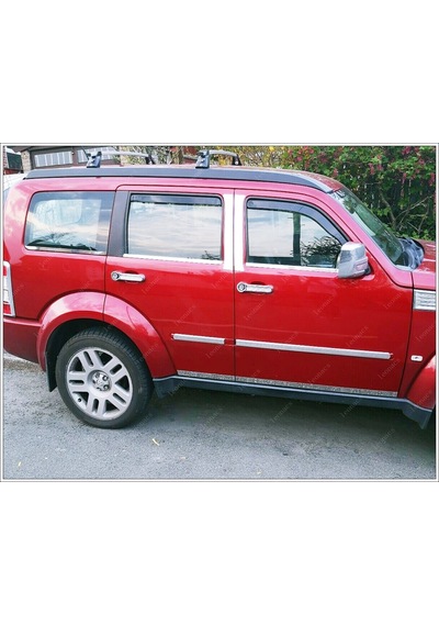 Dodge Nitro Krom Cam Çıtası 6 Prç. 2006 - 2012 P.Çelik