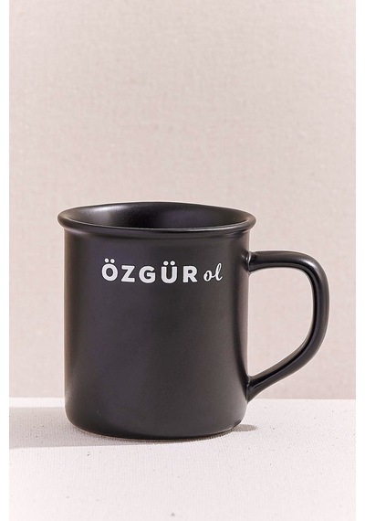 Pasabahce Özgür Ol Seramik Kupa 370 Cc Siyah