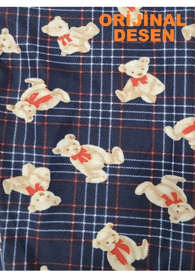 Erdenay Tekstil İpeksi Dokulu Süet Pijama Altı Lacivert Ayıcıklı Ekose Lacivert - Ayıcıklı Ekose Erdenay Tekstil İpeksi Dokulu Süet Pijama Altı Lacivert Ayıcıklı Ekose Lacivert - Ayıcıklı Ekose