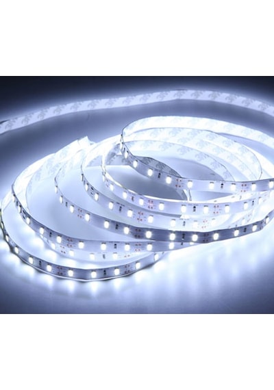Tek Çipli İç Mekan Silikonsuz Şerit Led | 5 Metre