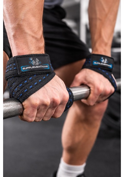 8 Loop Lifting Straps Halter Kayışı Straps 2'li Paket - Mavi Açık Mavi