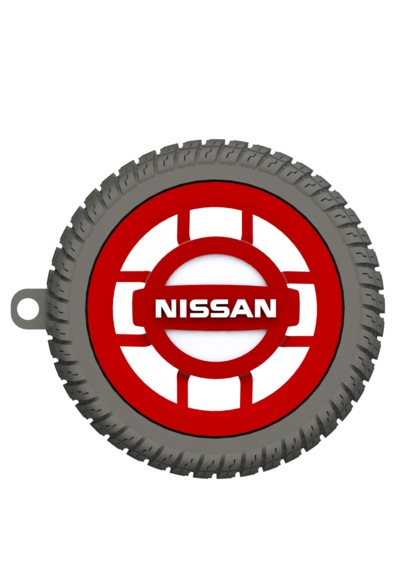 Nissan Uyumlu Özel Tasarım Anahtarlık - Premium Hafif Ve Dayanıklı Kırmızı