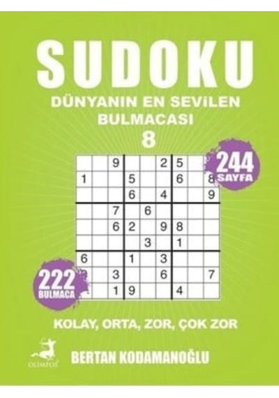 Sudoku 8 - Bertan Kodamanoğlu - Olimpos Yayınları