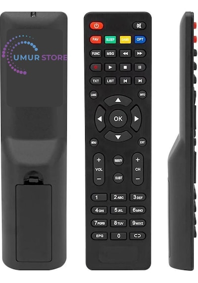 Teledünya 9600hd - 8900hd - Neta - Kablo Tv Universal Uydu Kumandası