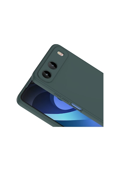 Maks Technology İnfinix Hot 60i 5g Kılıf Mkst Mara Lansman Kapak - Koyu Yeşil