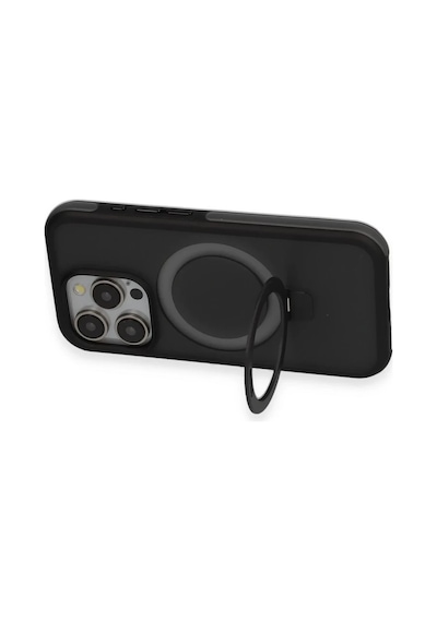 Joko Apple İphone 15 Pro Zorda Airbag Magsafe Standlı Kapak - Lacivert Kılıf