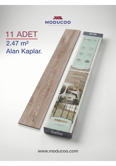 Alta Skin Kendinden Yapışkanlı Lvt Parke 2,5 Mm Dayanıklı Zemin Kaplama 11 Adet / 2,47 M²