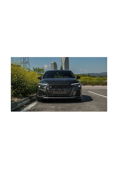 Audi A3 8y Sedan S-line 2020-2024 Body Kit Seti Ön Lip Marşpiyel Difüzör Spoiler Flap