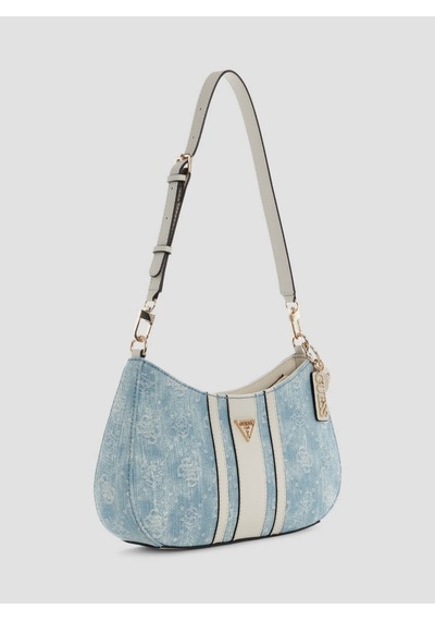Guess Denim Logo Noelle Iı Omuz Çantası-dl967218 Mavi