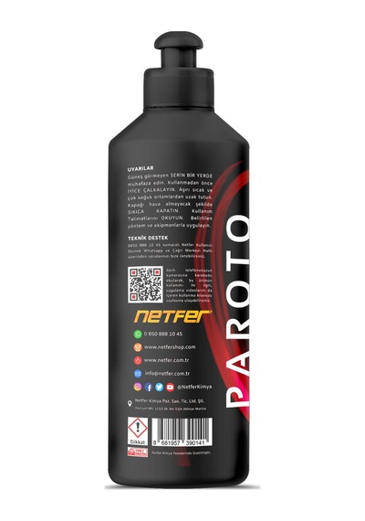 Netfer Paroto Cila Boya Koruma - 500 Ml