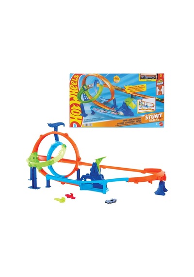 Jhk73 Hot Wheels Hızlı Fırlatma Kasırgası Oyun Seti Çok Renkli