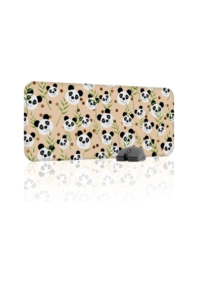 Panda Kaymaz Dikişli Kauçuk Oyuncu Mousepad V5 - 70x30 Xl Gaming Mouse Pad Fare Altlığı