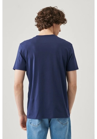 Lee Erkek T Shirt L211918 410 Lacivert
