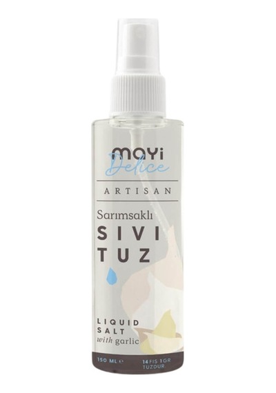 Mayi Doğal Sarımsaklı Sıvı Tuz 150 Ml