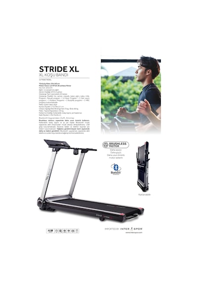 Voit Stride XL Otomatik Eğimli Koşu Bandı