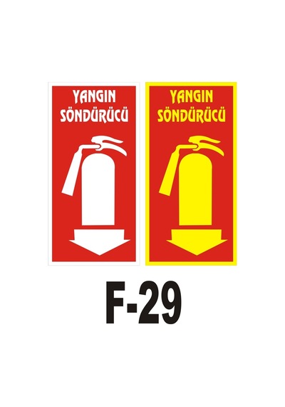 Fosforlu & Düz Levha Ysc Levhası Yangın Söndürme Cihazı Burada