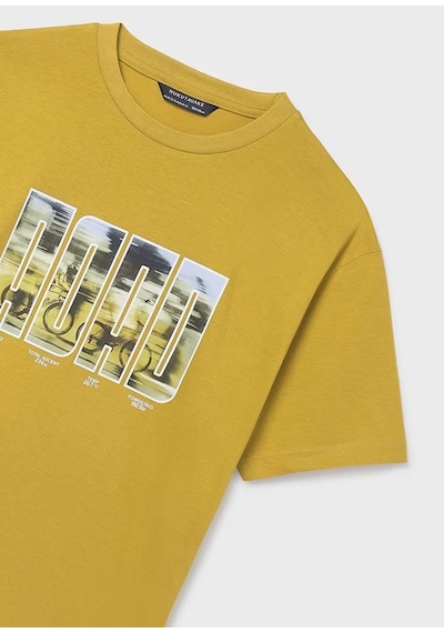 Mayoral Erkek Çocuk T-shirt 6033 Sarı