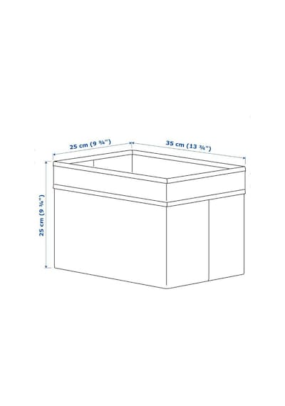 Ikea Dröna Katlanabilir Saklama Kutusu 25 X 35 X 25 Cm Mavi