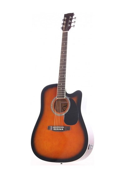 F650n-sbc Sunburst Elektro Akustik Gitar