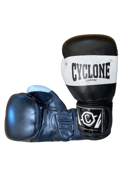 Cyclone Tiger Orijinal Deri Boks Ve Kick Boks Eldiveni Siyah