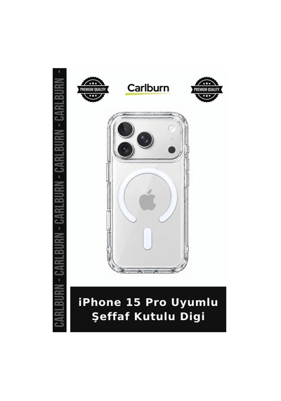 İphone 15 Pro Uyumlu Şeffaf Kutulu Digi Telefon Koruma Cihaz Kılıfı Cep Aksesuar çok renkli