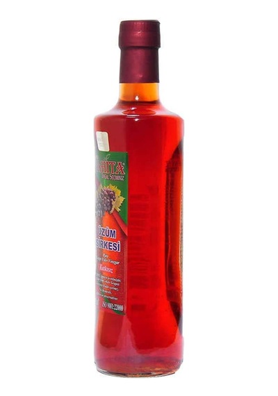 Üzüm Sirkesi Doğal Katkısız Cam Şişe 500 Ml