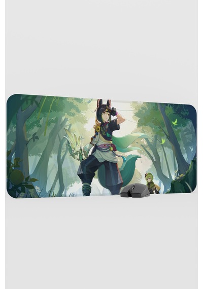 Tighnari Genshin Impact Anime Gacha V2 - 90x40 Xxl Gaming Mouse Pad Fare Altlığı