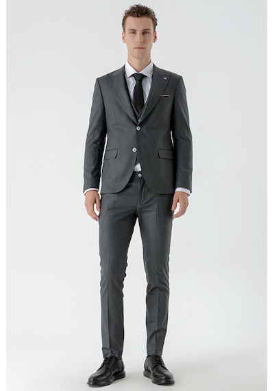 Morven Erkek Siyah Poliviskon Trend Yelekli Desenli Slim Fit Sivri Yaka Takım Elbise 24mc001008001 Siyah Morven Erkek Siyah Poliviskon Trend Yelekli Desenli Slim Fit Sivri Yaka Takım Elbise 24mc001008001 Siyah