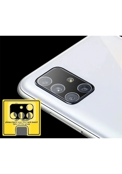 Ally Sm Galaxy A51 Hd 3d Full Tempered Cam Kamera Koruyucu- 5775