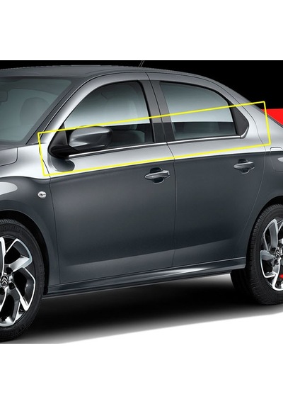 S-Dizayn  Citroen C-Elysee Krom Cam Çıta 6 Prç 2012 Üzeri