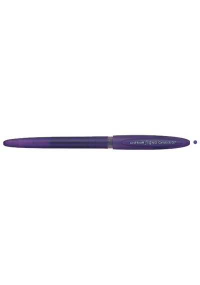 Uni-ball Roller Kalem Signo Gelstick Jel Bilye Uç 0.7 Mm Mor Um-170 Çok Renkli