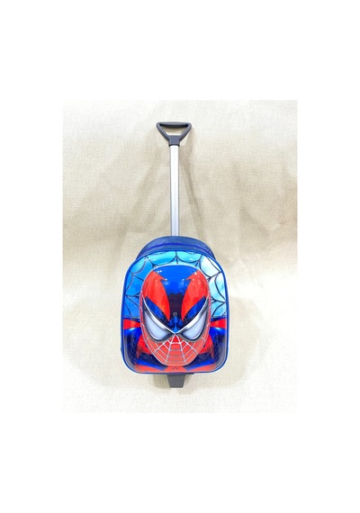 Spiderman Erkek Çocuk Kırmızı Çekçekli Anaokulu Sırt Çantası 3-6
