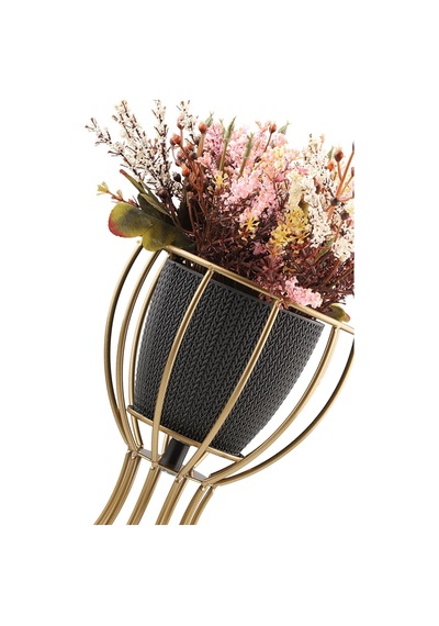 Anafor Saksılık Eskitme 25 Cm Siyah Saksı
